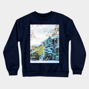 Steely Winter Sky Crewneck Sweatshirt